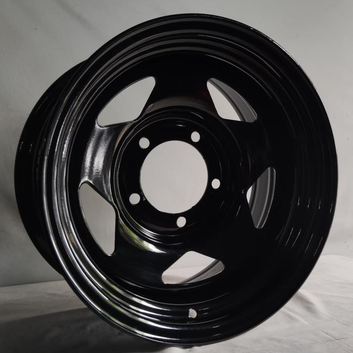 Velg Mobil Offroad Besi 5 Spoke 15X8.0 5H 139.7 Et-25 Ring 15 R15 Lebar 8 Mobil Feroza