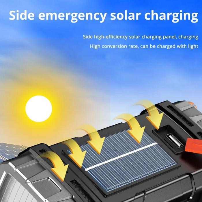 GRAND MALL- ROZOA SENTER CAMG LAMPU LED COB SOLAR POWER BANK RECHARGEABLE - JY-2289
