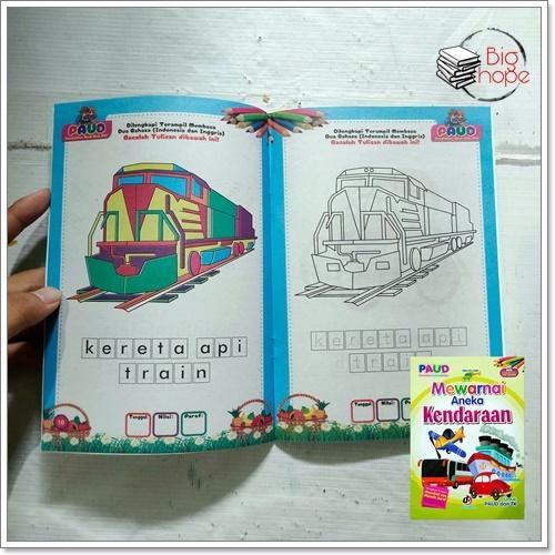 Buku Mewarnai Aneka Kendaraan - Hewan - Buah - Dua Media - Nawa Sena