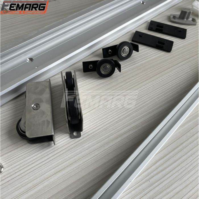 REL SLIDING TERSEMBUNYI SLOWMOTION FEMARGSOFTCLOSING GHOST DOOR TRACK