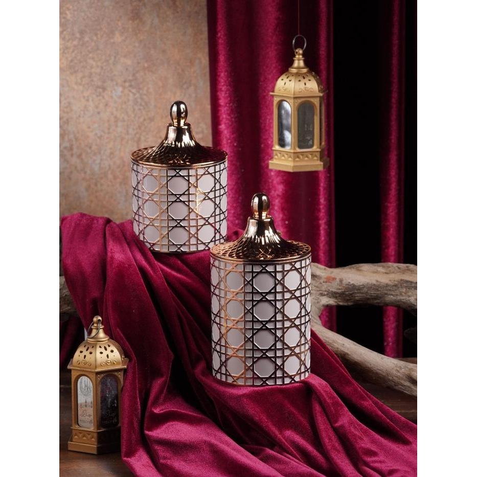 Toples PINK ROSE GOLD ( Pilih Ukuran ) / Toples Lebaran / Toples