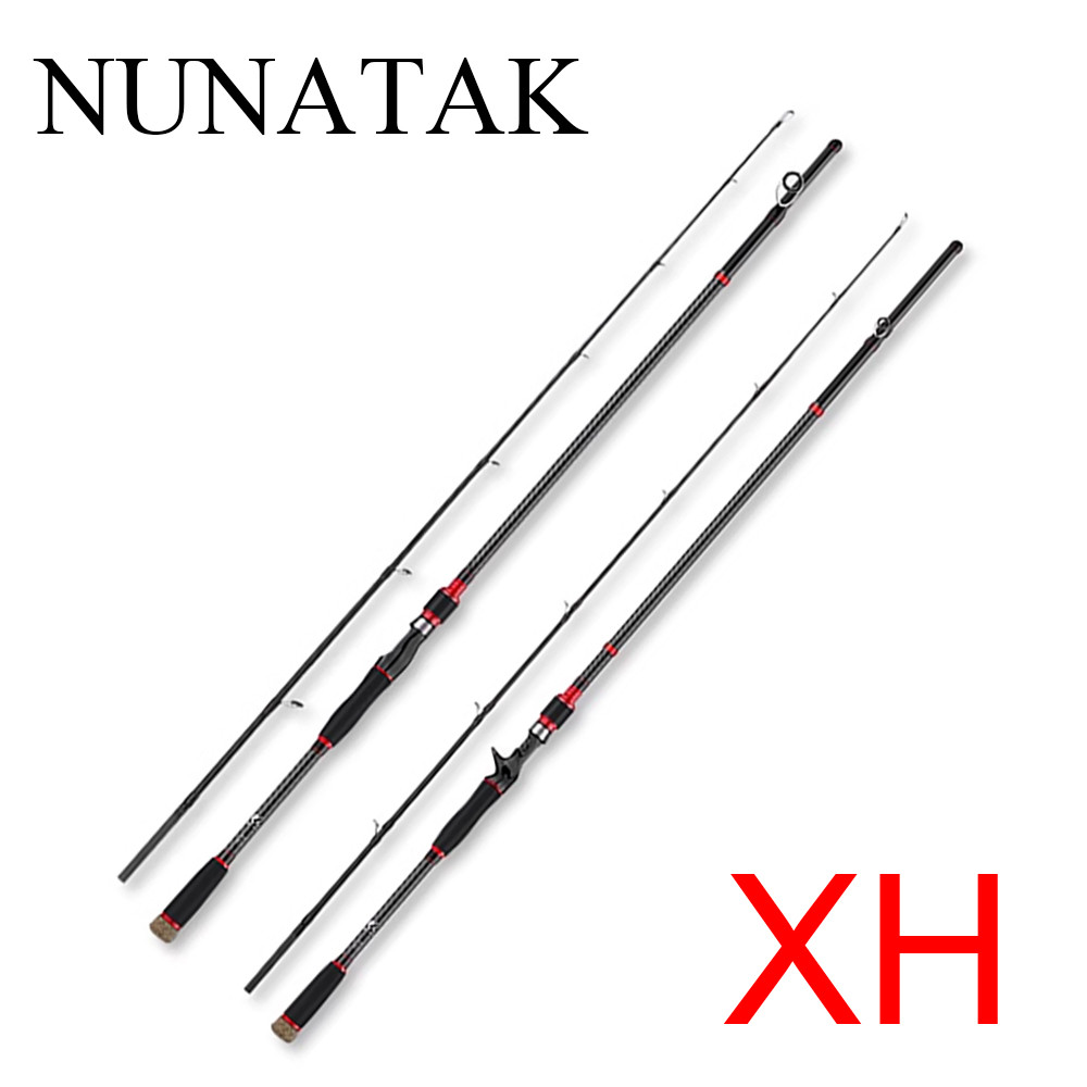 2024 NUNATAK UNBREAKABLE Lei Qiang Fishing Rod XH/XXH 2 Sections High Carbon fishing Rod Super Hard