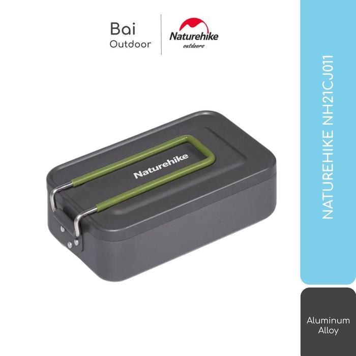 LUNCH BOX / KOTAK MAKAN BEKAL CAMPING ALUMINIUM NATUREHIKE NH21CJ011