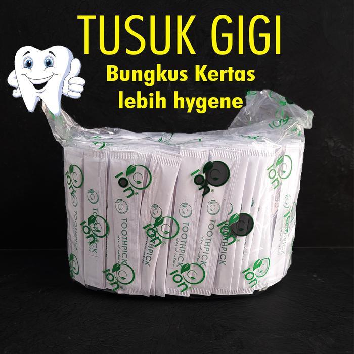 Tusuk Gigi Higienis ( Bungkus Kertas ) Dibungkus Per Tusuk Giginya
