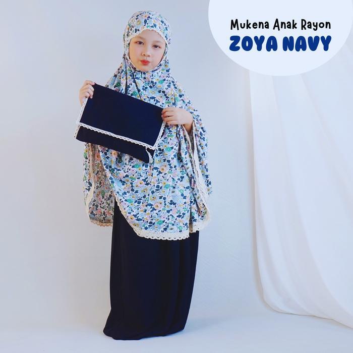 MUKENA ANAK OFFICIAL - MUKENA ANAK 2-10 TAHUN RAYON RENDA MOTIF CANTIK - MUKENA HARIAN NYAMAN