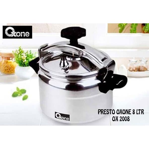 PANCI PRESTO OXONE OX-2008 PEGANGAN KAYU KAPASITAS 8 LITER