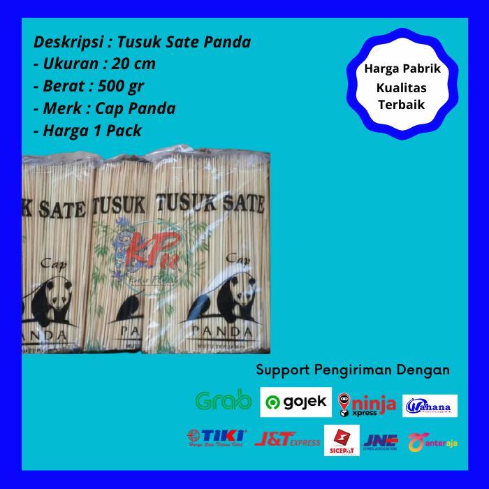 Tusuk Sate Cap Panda / Tusuk Sate Cap Panda 1 Ball