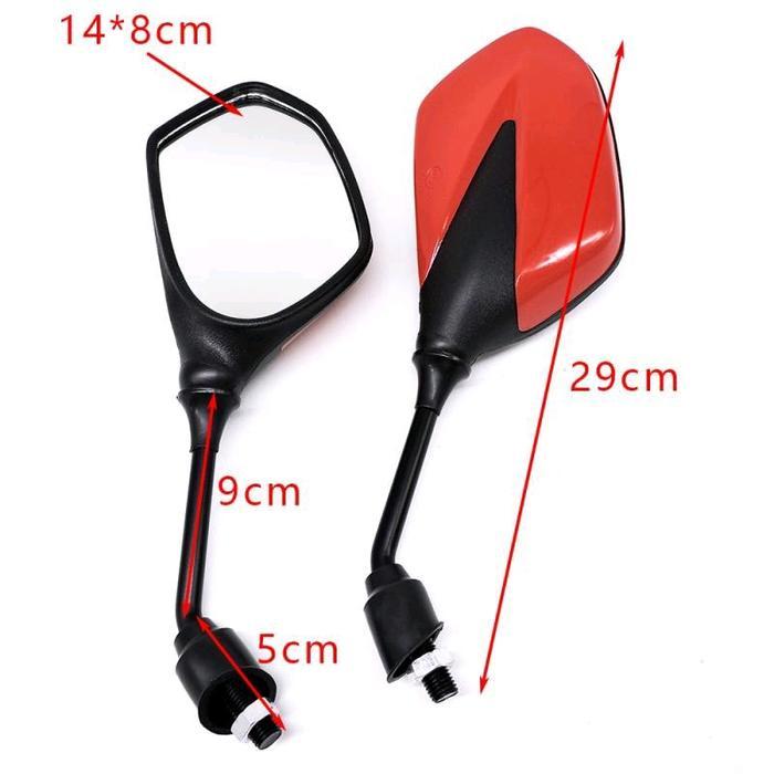 SPION MOTOR SUPRA X 125 LTC TANGKAI HITAM/KACA SPION MOTOR SUPRA X 125