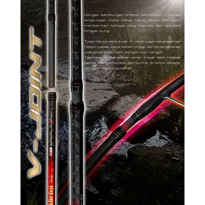 Daido - Joran Cabrini Travel Carbon - Joran Pancing Gratis Ongkir