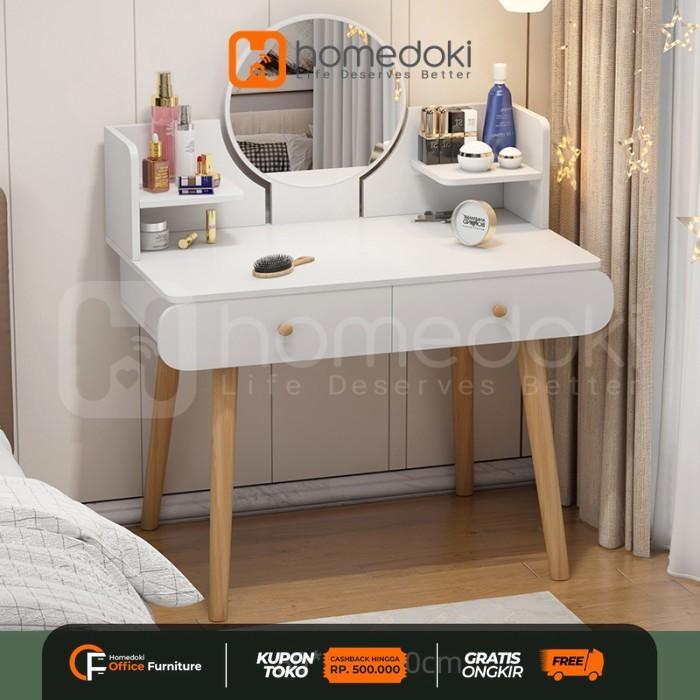 Meja Rias Putih / Meja Rias Minimalis / Meja Rias / rak kosmetik