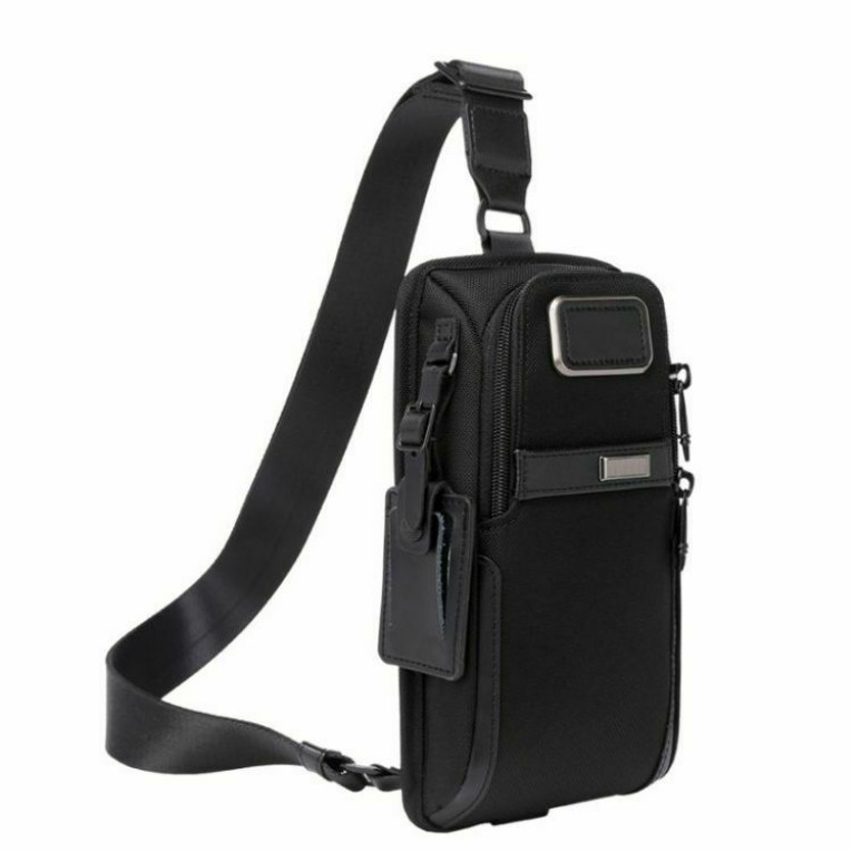 Men's Casual Sling Bag - Ballistic Nylon Convertible Chest & Shoulder Pack, Stylish & Lightweight