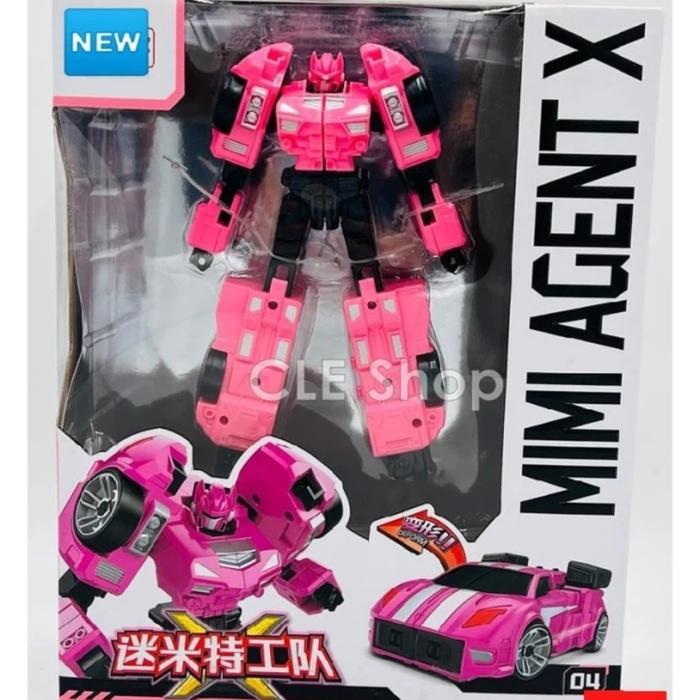 Mainan Robot Mini Agen X Mainan Robot Transform.
