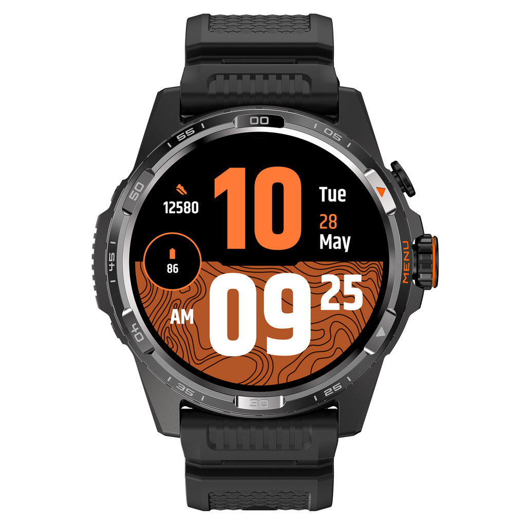 TicWatch Atlas Black Smartwatch( Refurbished), GPS, barometer, compass, 110+ workout, only for