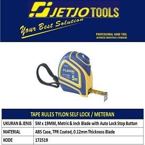 Meteran 5m JETJO TOOLS 172519 / Tape Rules Tylon Self Lock JETJOTOOLS