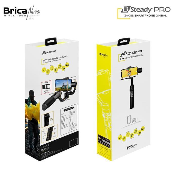 BRICA BSTEADY PRO B STEADY PRO GIMBAL SMARTPHONE 3-AXIS STABILIZER HP