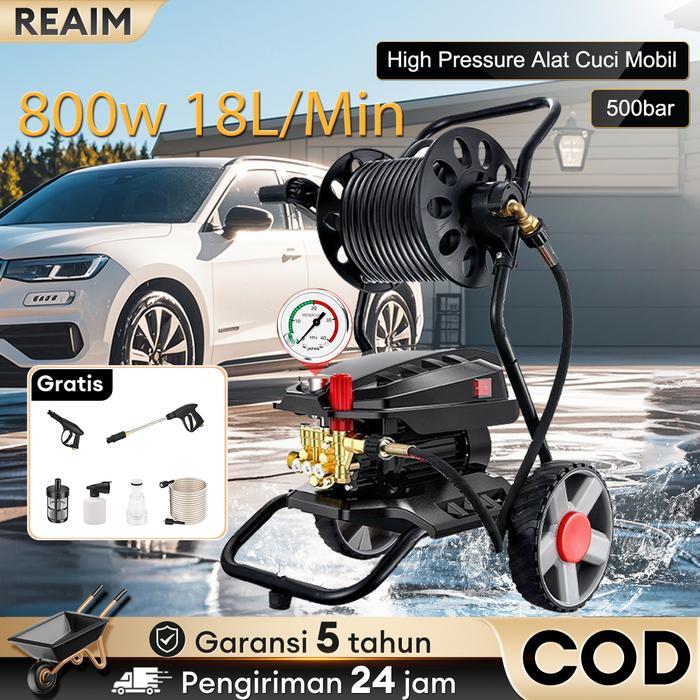 Alat Cuci Mobil Cuci Steam Ac Mobil 500 Bar 800W Alat steam cuci motor dan mobil Jet Cleaner High