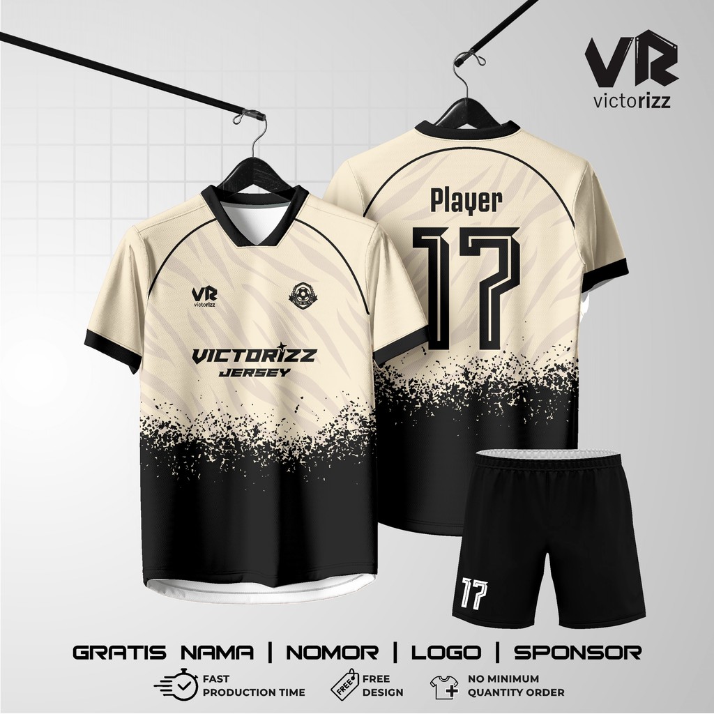 JERSEY FULL PRINTING FREE CUSTOM DESIGN CUSTOM NAMA DAN NOMOR | JERSEY FUTSAL/SEPAK BOLA/BADMINTON/V