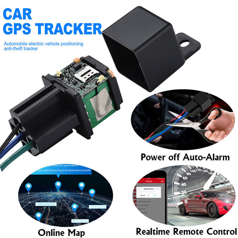 Mini GPS Relay GPS Tracker Car MiCODUS MV720 9-90V Cut Off Fuel Vehicle Tracker Vibrate Overspeed Al