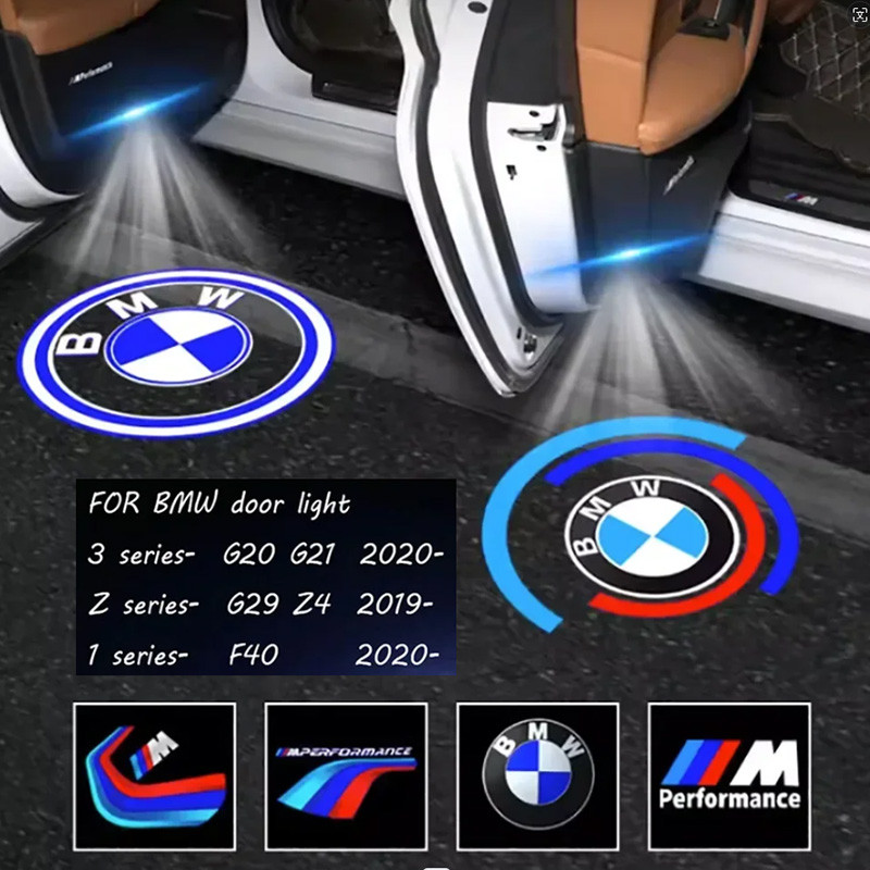 2pcs Led Car Door Welcome Light Projector Logo Ghost Shadow Laser Lamp For 8MW 1 3 series G20 G21 F4