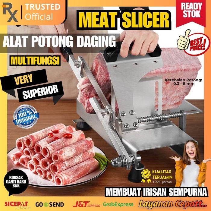 Alat Potong Daging Beku/ Pemotong Daging Sayur Buah Manual/ Meat Slice
