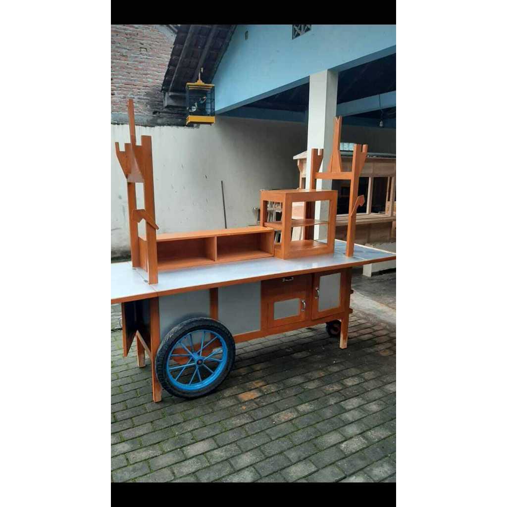 gerobak pecel lele , rombong pecel lele