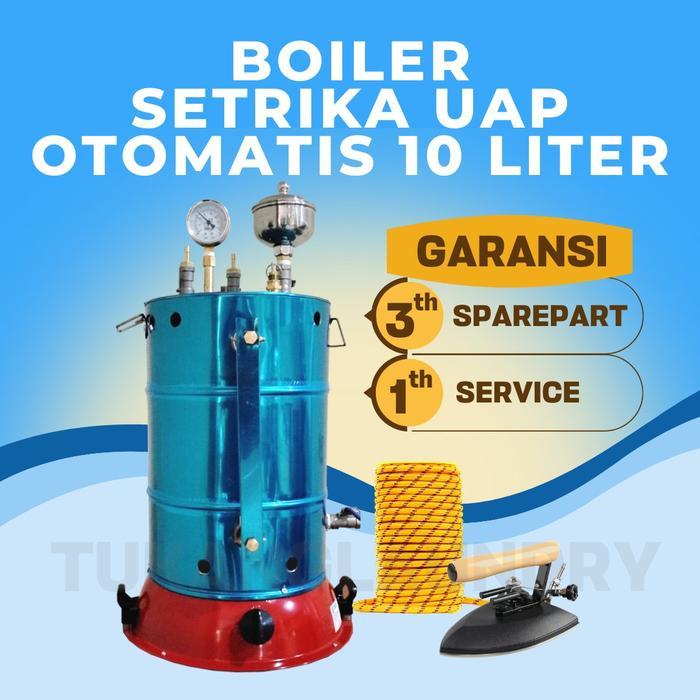 Setrika Uap Laundry Konveksi Otomatis Mistermoto 10Liter 1 Setrika