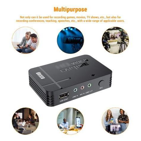 Ezcap288P - HD Video Capture - Portable HDMI / AV Recorder