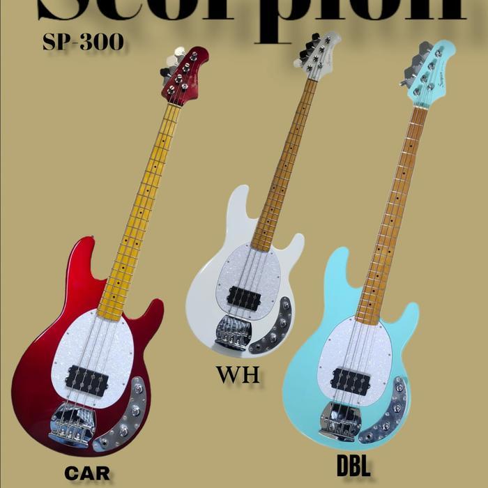 Gitar Bass sp 300 scorpion deluxe series sp-300 sp 300 original