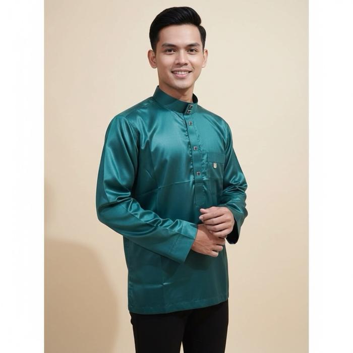 Stok Baru Koko Melayu Koko Saudi Koko Sultan Bahan Poliester Haromain By Alfiyyah baju pria