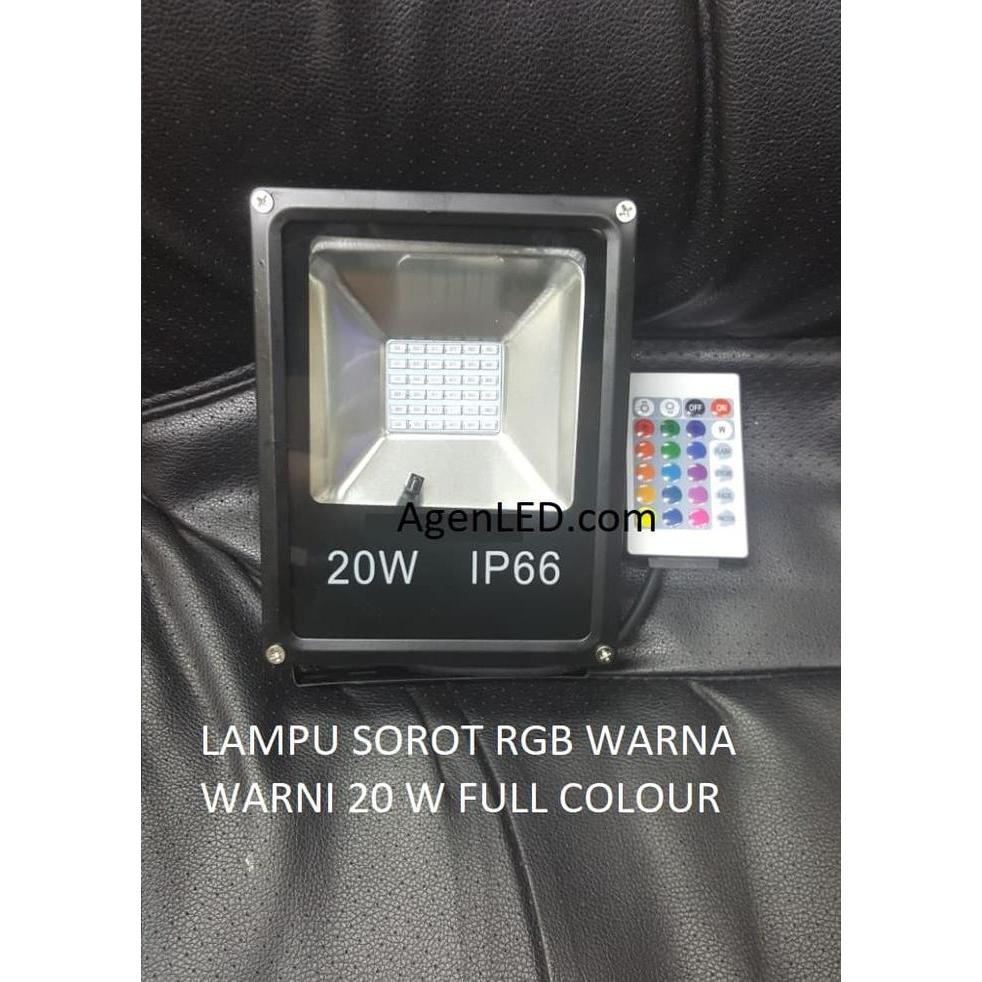 Philips - Lampu Led Sorot 20W Flood Light Lampu Tembak Rgb Warna Warni 20 W Watt