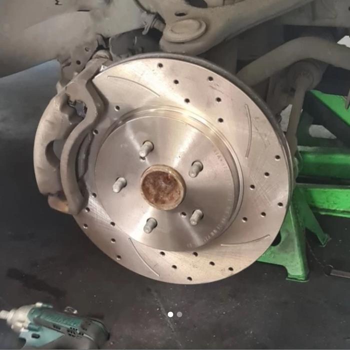 BRACKET DISCBRAKE DISC BRAKE ROTOR TOYOTA INNOVA OVERSIZE UPSIZE 320mm