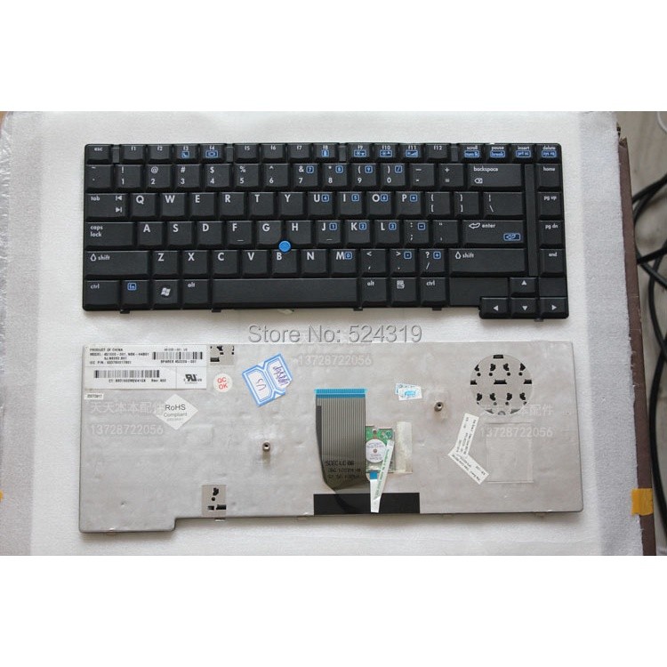 New Laptop keyboard for HP 8510 8510P 8510W US Layout With Point Stick