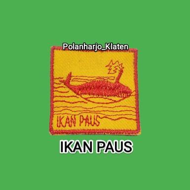 ASLI Tanda Regu Ikan Paus / Tanda Regu Putra / Tanda Regu Pramuka Ikan Paus READY STOCK