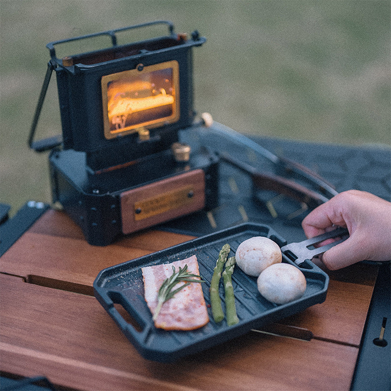 Goout Springhill Outdoor Mini Grill Pan Lightweight Camping Portable Spider Grill Pan