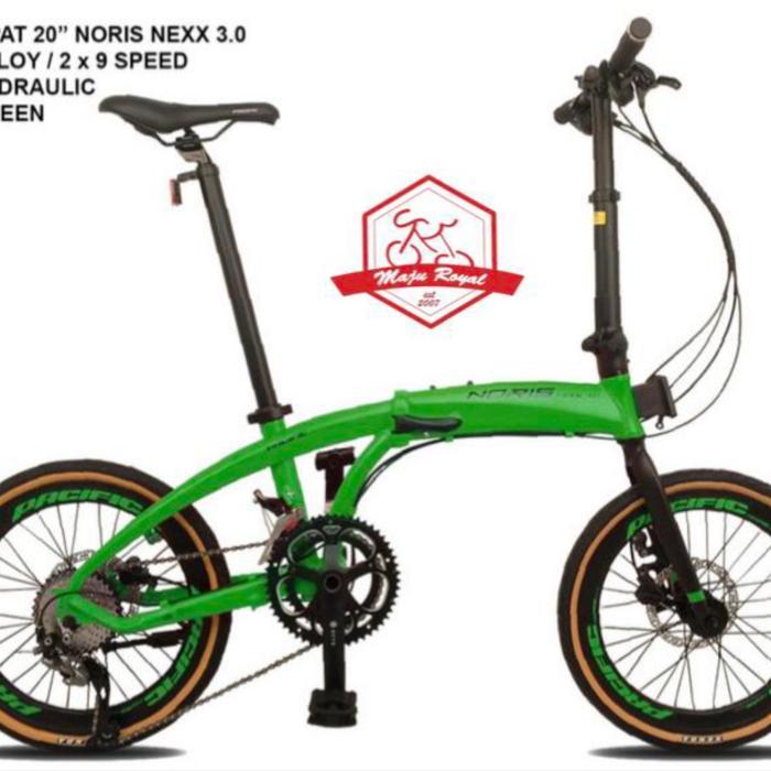 Sepeda Lipat 20 Pacific Noris Nexx 3.0 Alloy 2X9 Speed Hidrolik