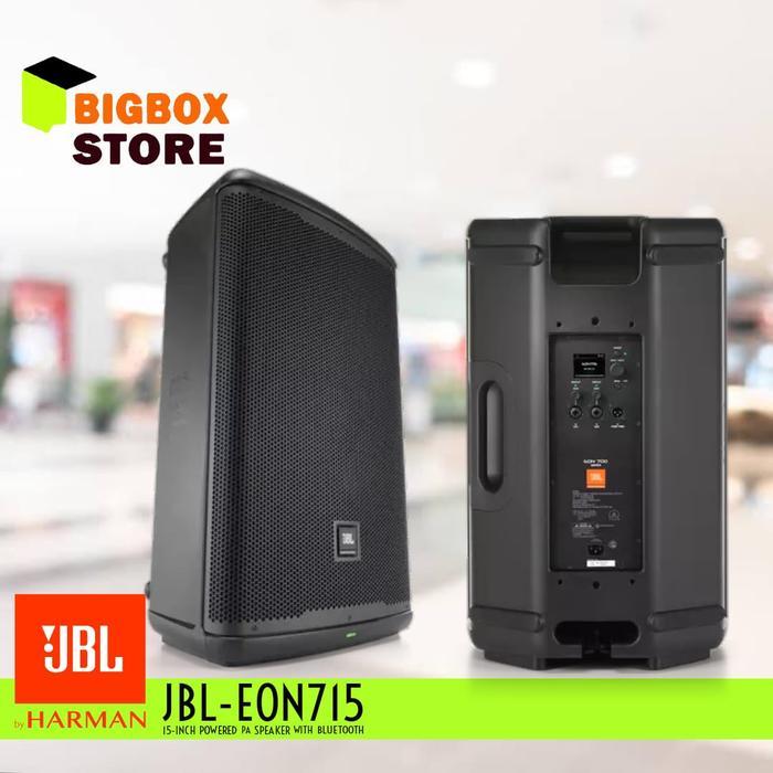 JBL Speaker Aktif EON715 15 Inch 1300W Bluetooth Metal Grille LED Subwoofer Original