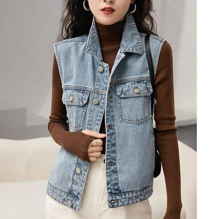 cnm 986-ROMPI JEANS WANITA/ROMPI WANITA/BLAZER JEANS WANITA Atasan Panjang