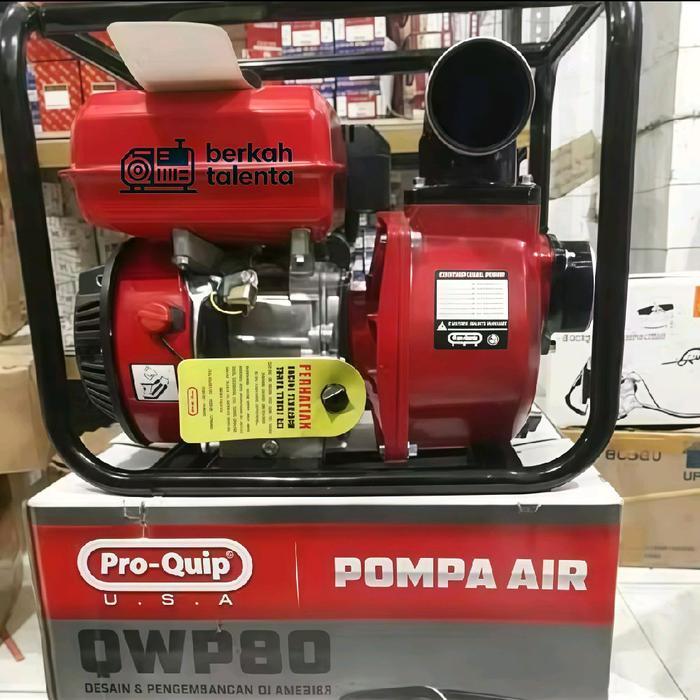 ProQuip QWP80 & QWP 50 Mesin Pompa Air Bensin Pompa Air Irigasi Pompa Alkon Waterpump 2"&3" ProQuip 
