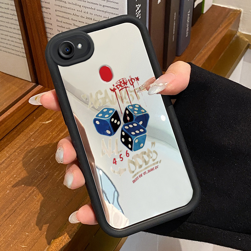 Casing Hp OPPO F5 F7 F5 Youth Case Casing Mesin Pola Kasus cermin tangga Kasus ponsel HP Kasing Sili