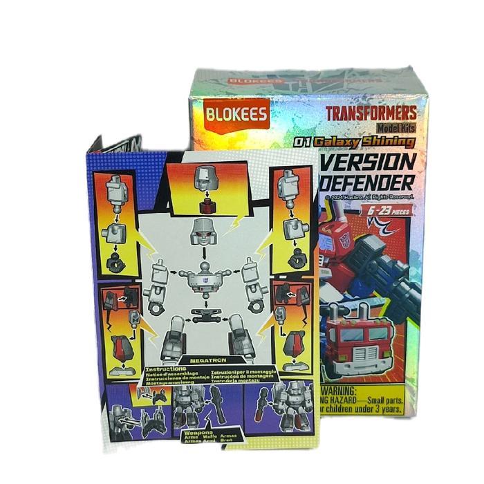 Ready BLOKEES TRANSFORMERS DEFENDER VERSION 01 SUPER SECRET MEGATRON