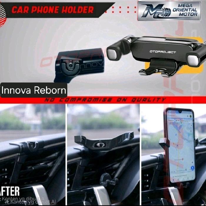 Otoproject Car Phone Holder Innova Reborn - Dudukan Hp Mobil Innova Handphone