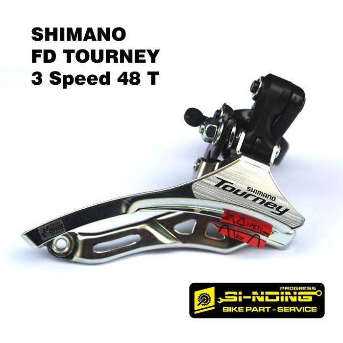 Front Derailleur FD ra Tourney TX 3 Speed 48T ikan Atas / Bawah
