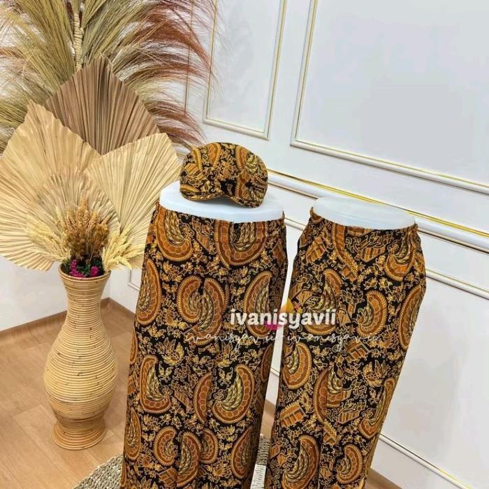 Jarik Cewek + Jarik Cowok + Blangkon Jogja - Motif Lengkap Batik