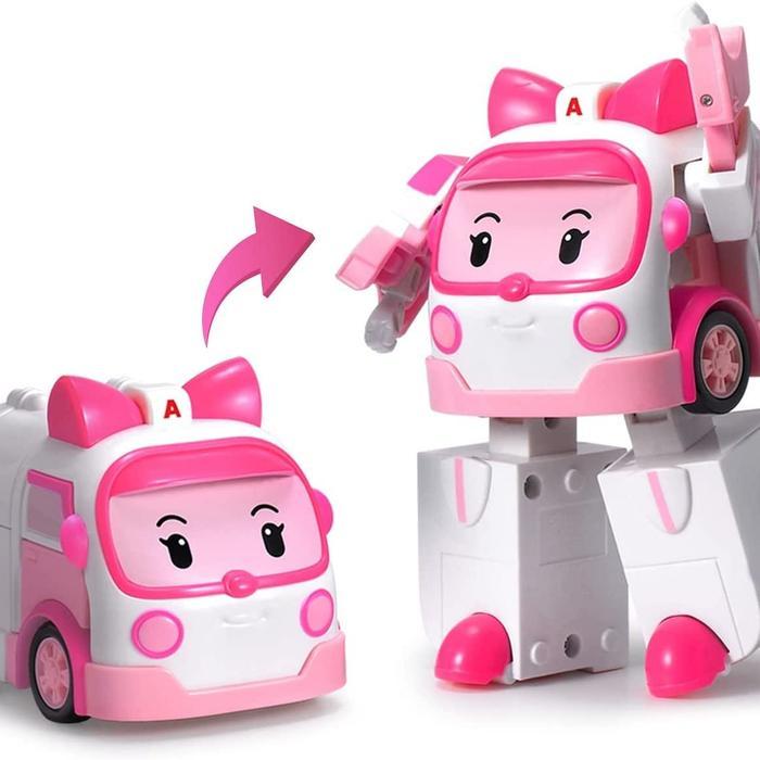 Silverlit Robocar Poli Transforming Robot Amber Mrt-0651