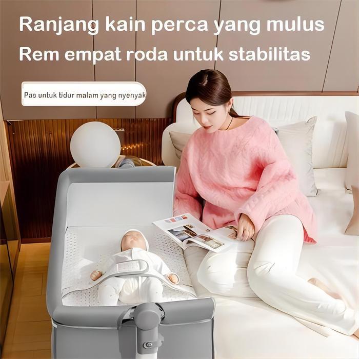 Promo [Cod] Bliss Baby Now Tinggi Dapat Disesuaikan Tempat Tidur Bayi Box Bayi Kursi Goyang Bayi