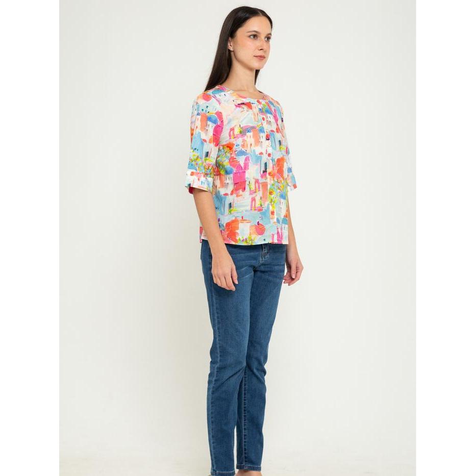 N2 BLOUSE - BLUS ATASAN WANITA KATUN 29785