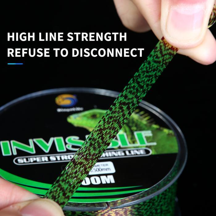 Alat Pancing Senar 300m Nilon Fishing Line Invisible Memancing Senar Speckle Original Benang Pancing