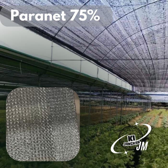 Jaring Paranet 75%, Anti UV, Ukuran [ Panjang 10 m x Lebar 3 m ] Tanaman / Rumah Pupuk