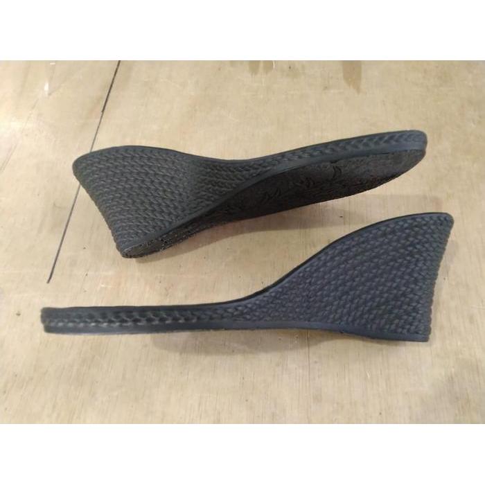 Outsole Sepatu Sandal Wedges Wanita Alas Bawah Sepatu Hak 7 Cm 7051