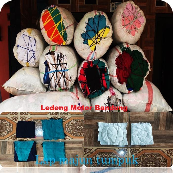 "New" Majun Kain Lap Kaos Katun Perca Ukuran Sedang Tanpa Jahitan 1kg